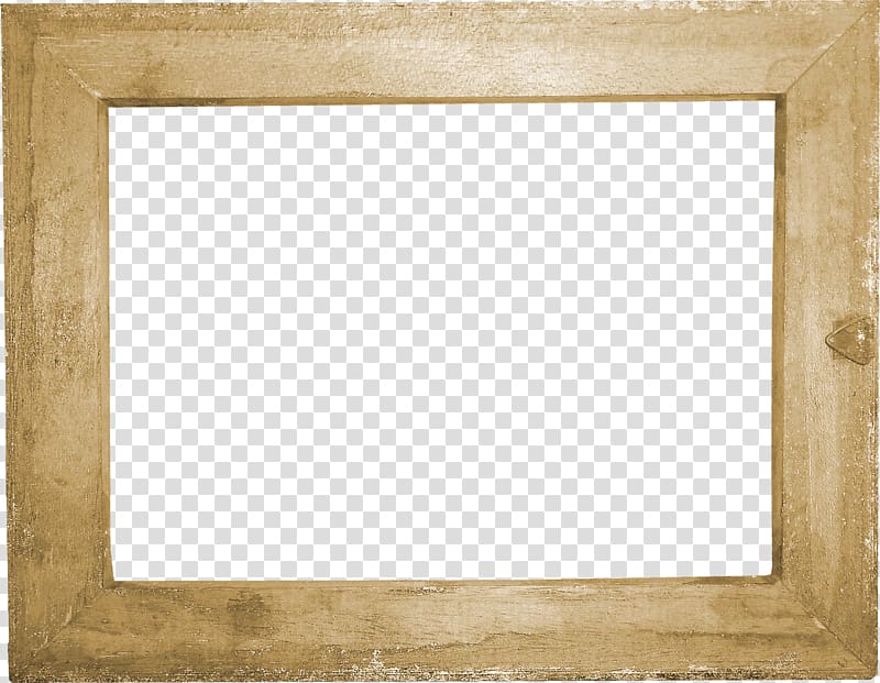 rectangular brown frame, Square frame Chessboard Pattern, Brown wood frame Creative transparent background PNG clipart