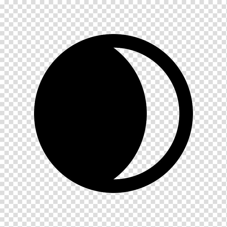 Lunar phase Crescent Moon , crescent transparent background PNG clipart