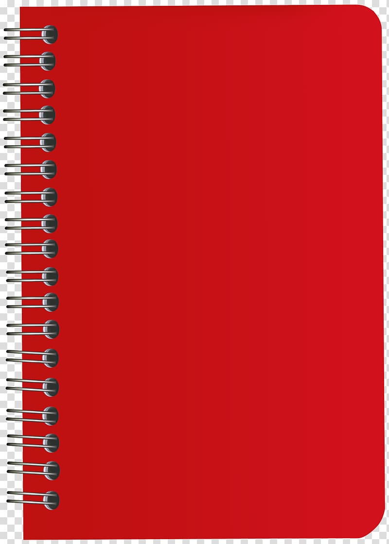 red spring notebook, Oxford Standard Paper size Amazon.com Notebook, Red Notebook transparent background PNG clipart