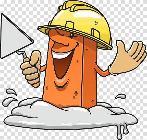 Bricklayer , With tile brick transparent background PNG clipart