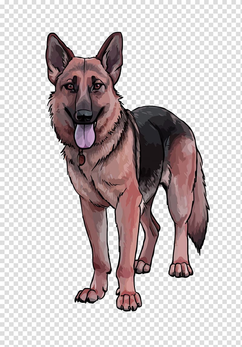 German shepherd illustration, German Shepherd King Shepherd Kunming wolfdog, Dog transparent background PNG clipart