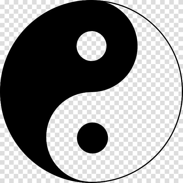 Yin and yang Taoism Symbol Philosophy Concept, yin transparent background PNG clipart