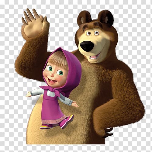 Masha and the bear, Masha and the Bear Party Birthday, bear transparent background PNG clipart