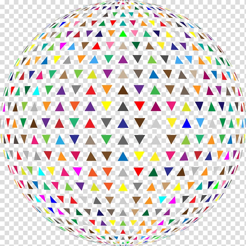 Triangle Color , Colourful Triangles Number transparent background PNG clipart