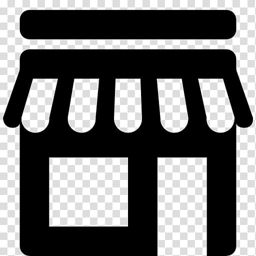 Computer Icons Shopping Icon design Retail Black and white, pop up shop transparent background PNG clipart