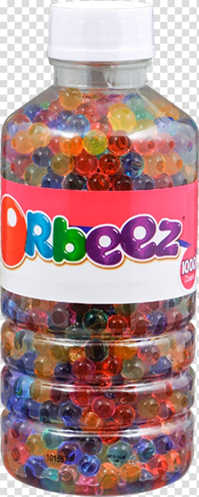 Toy plastic ORBEEZ Spa refill Bag, foam slime transparent background PNG clipart