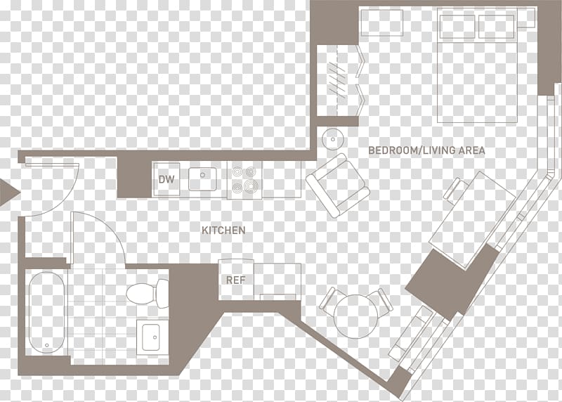The House at Cornell Tech Floor plan Apartment, house transparent background PNG clipart