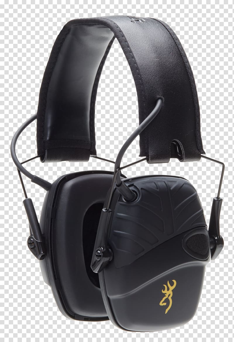 Headphones Hunting Browning Arms Company Shooting sport Earmuffs, headphones transparent background PNG clipart