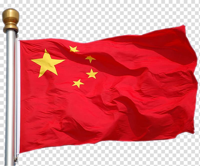 Flag of China United States National flag, National red flag flagpole free transparent background PNG clipart