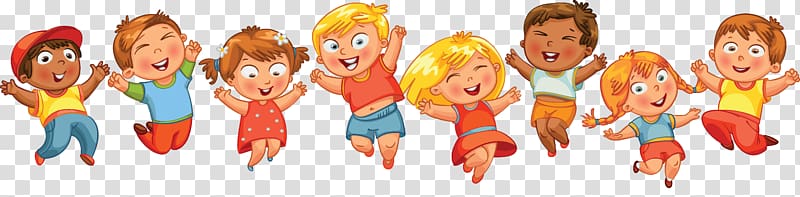 Children\'s Day Bal Diwas Wish Greeting card, Group of happy kids, illustration of children transparent background PNG clipart