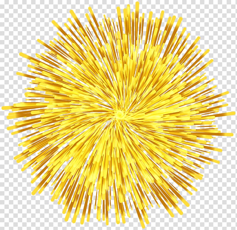 yellow spark , Fireworks , Firework Yellow transparent background PNG clipart