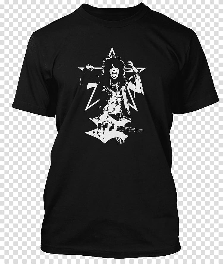 T-shirt Clothing Sleeve Hoodie, Nikki Sixx transparent background PNG clipart