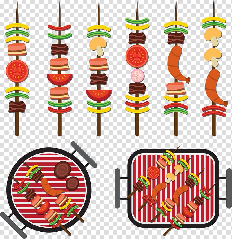 Barbecue Kebab Shashlik Skewer Grilling, Barbecue transparent background PNG clipart