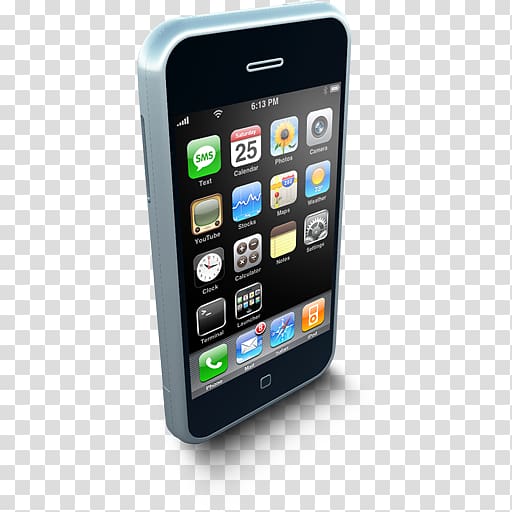black iPhone 4, hardware smartphone mobile phone accessories electronic device, iPhoneStanding transparent background PNG clipart
