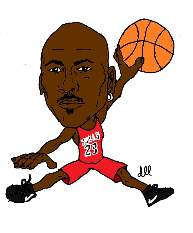 Michael Jordan illustration, Michael Jordan Jumpman Chicago Bulls NBA ...