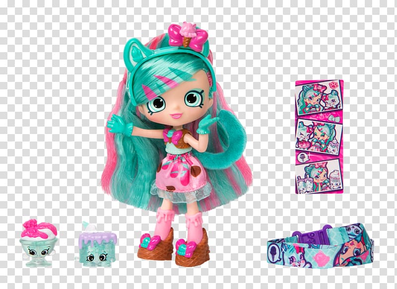 Shopkins Shoppies Peppa Mint Amazon.com Doll Toy, doll transparent background PNG clipart