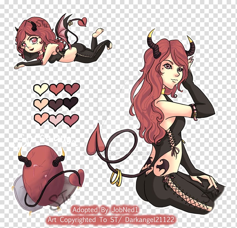 Legendary creature Cartoon Fiction Figurine, Succubus transparent background PNG clipart