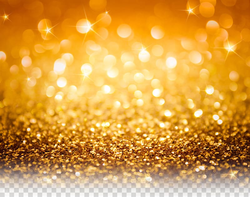 gold glitter illustration, Light Glitter Paper Gold , Flash particle background transparent background PNG clipart