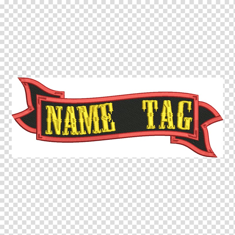 Name tag Logo Banner Motorcycle Name Plates & Tags, Biker patch transparent background PNG clipart