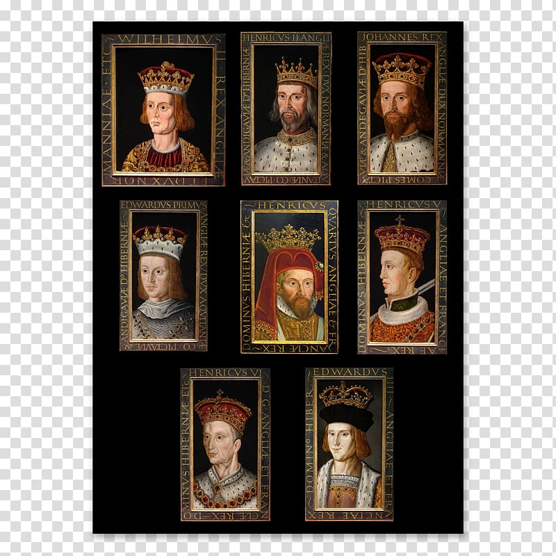 Frames Collage John, King of England, collage transparent background PNG clipart