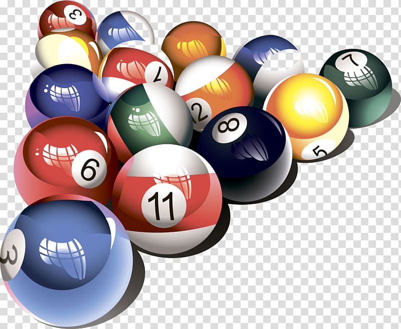 Billiards Billiard ball Pool Billiard table, Cartoon Snooker transparent background PNG clipart