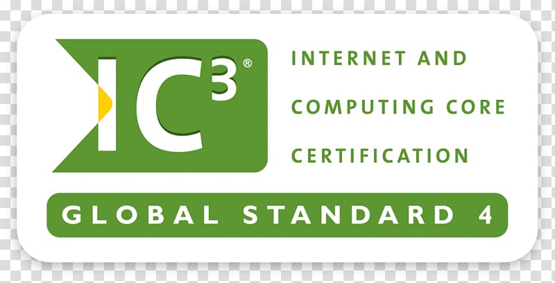 IC3 Internet and computing core certification Microsoft Certified Professional Computer, Computer transparent background PNG clipart
