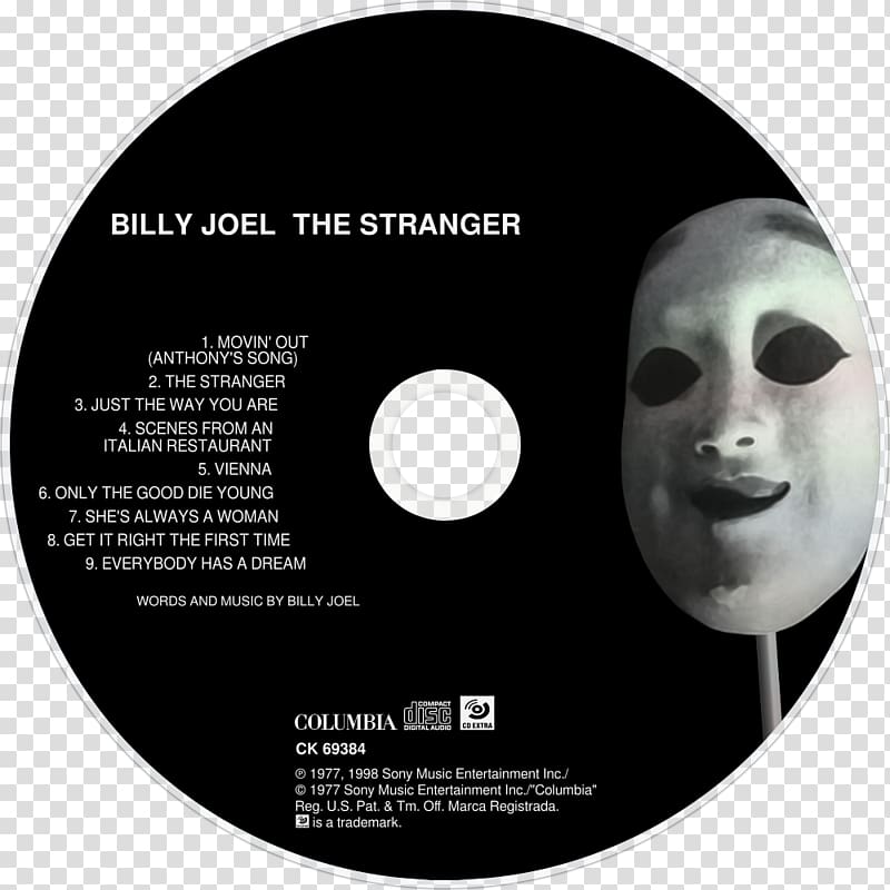 Compact disc The Stranger Music Album River of Dreams, billy joel transparent background PNG clipart