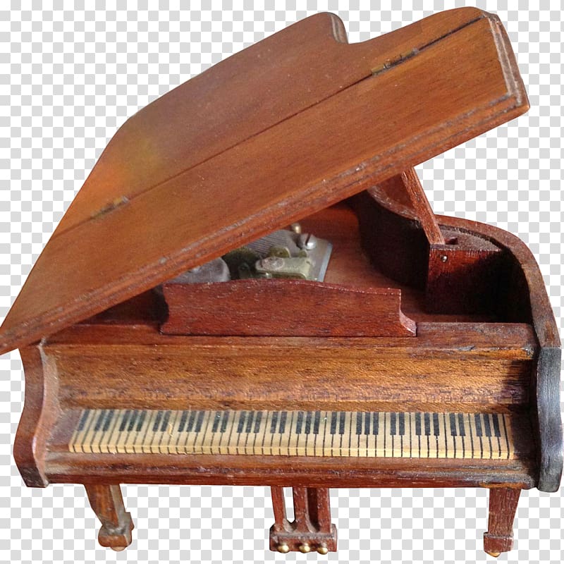 Fortepiano Spinet Celesta, vintage grand piano transparent background PNG clipart