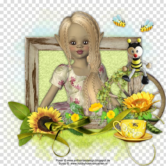 sunflower m PSP Doll Animated film Perion Network, doll transparent background PNG clipart