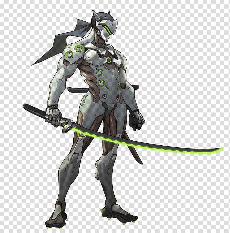 Overwatch Heroes of the Storm Genji Mercy, Cyborg face transparent background PNG clipart