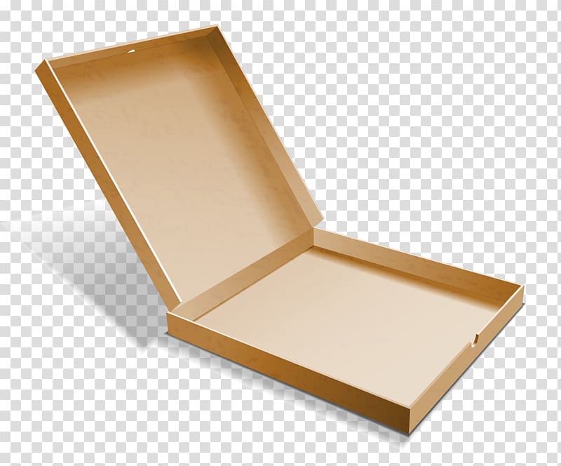 square brown box illustration, Pizza box Paper Pizza box Euclidean , painted pizza boxes transparent background PNG clipart