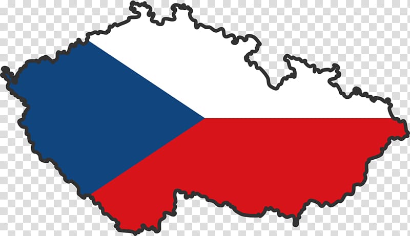 Flag of the Czech Republic Map , country transparent background PNG clipart