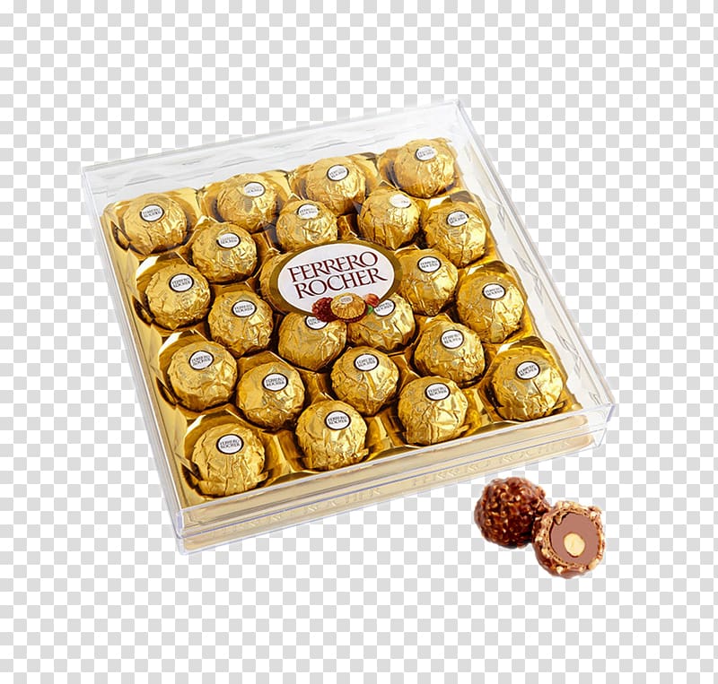 Ferrero Rocher Raffaello Chocolate Ferrero SpA Candy, chocolate transparent background PNG clipart