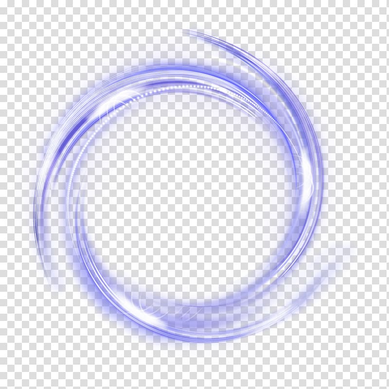 Light Frame Purple Circle Light Effect Purple Round Transparent