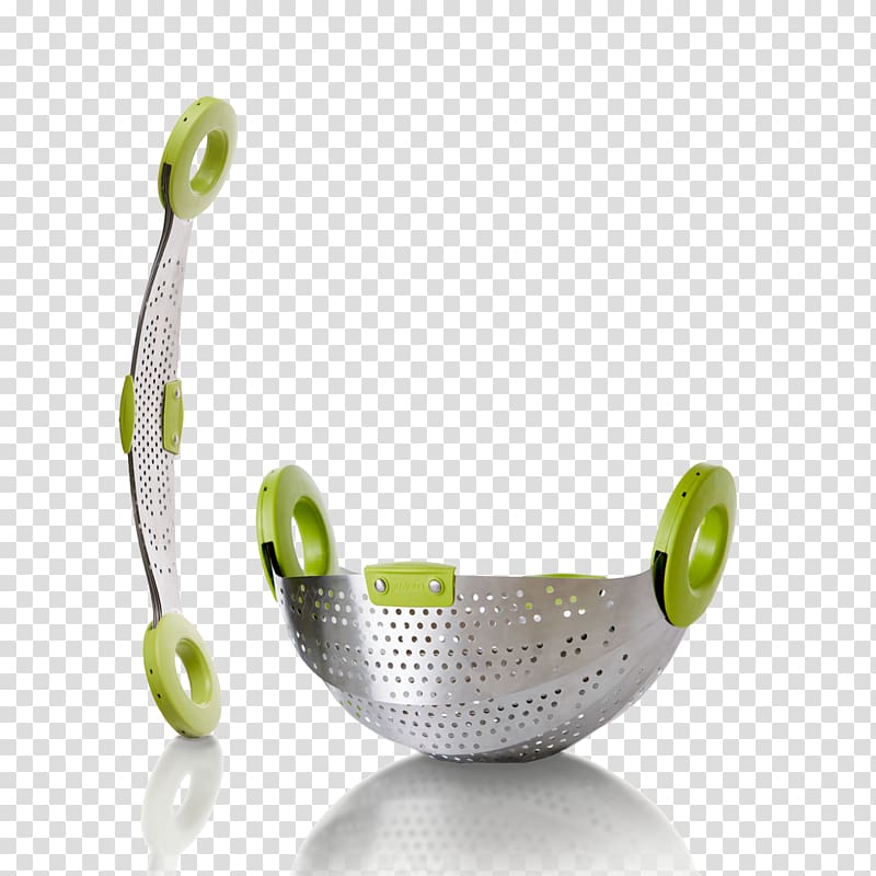 Colander Kitchen Sieve Stainless steel Tableware, kitchen transparent background PNG clipart