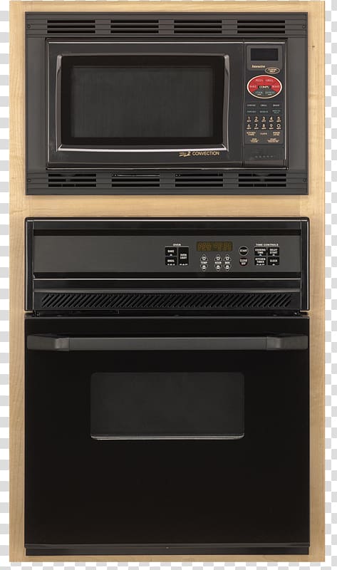 Microwave oven Kitchen Home appliance, Black Microwave transparent background PNG clipart