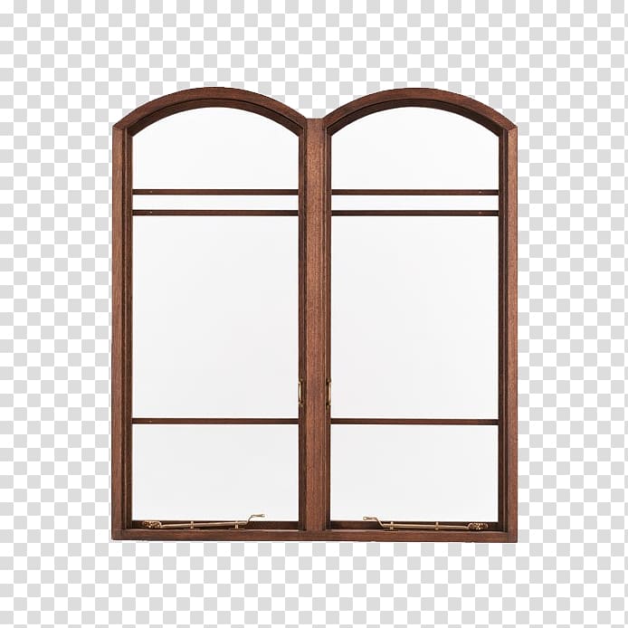 Window Arch frame, Brown dome windows transparent background PNG clipart