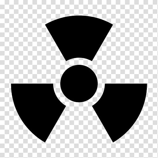 Nuclear power Radioactive decay Hazard symbol, radioactive arrow transparent background PNG clipart