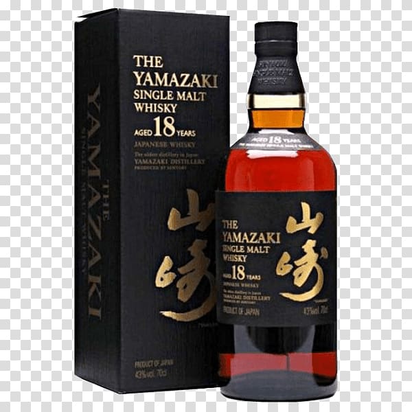 Yamazaki distillery Single malt whisky Whiskey Japanese whisky Scotch whisky, 18 years old transparent background PNG clipart