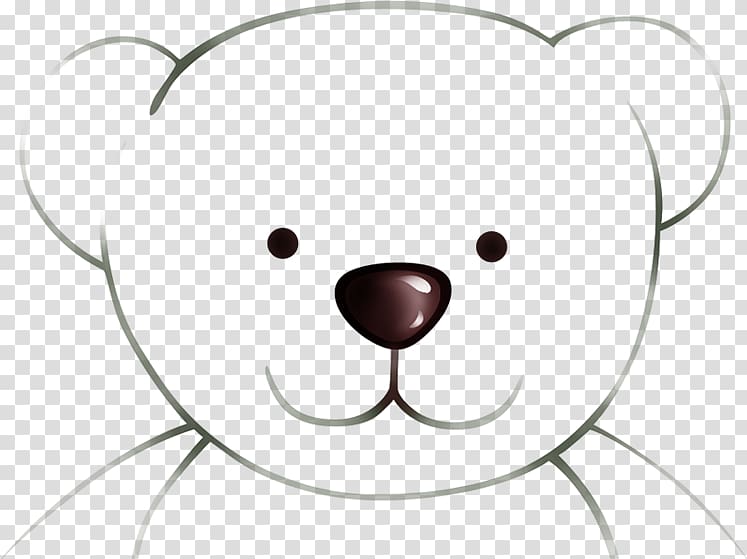 Bear Cartoon , White bear material transparent background PNG clipart