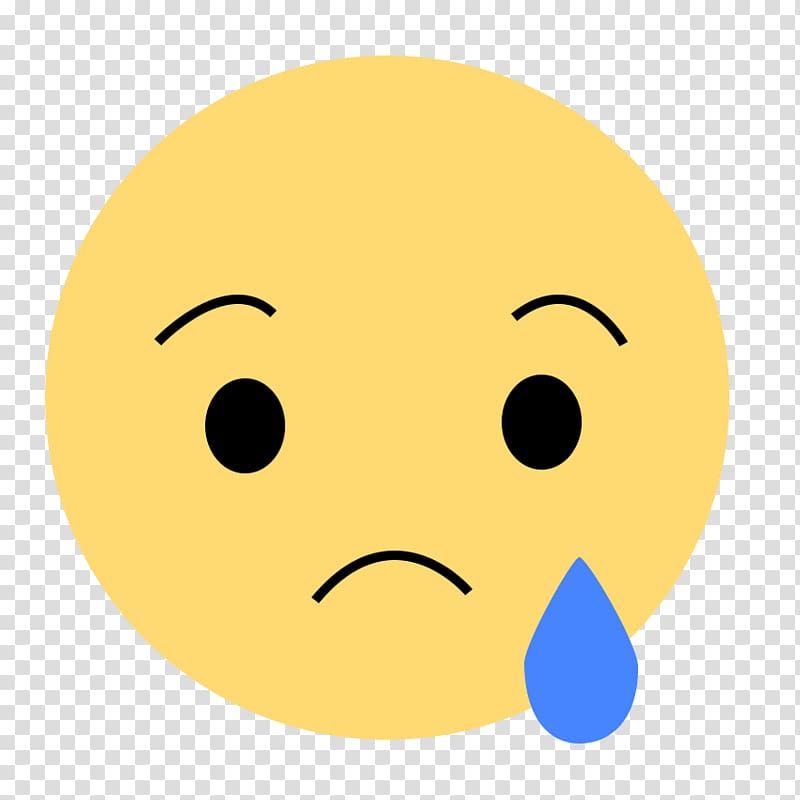 Smiley Emoticon Facial expression Face, sad transparent background PNG clipart