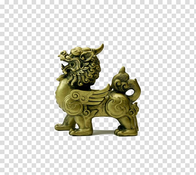 China Lion u7075u517d Qilin Pixiu, Bronze lion like transparent background PNG clipart