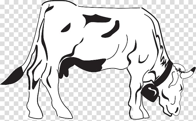 Cattle Grazing Coloring book Live, cow herd transparent background PNG clipart