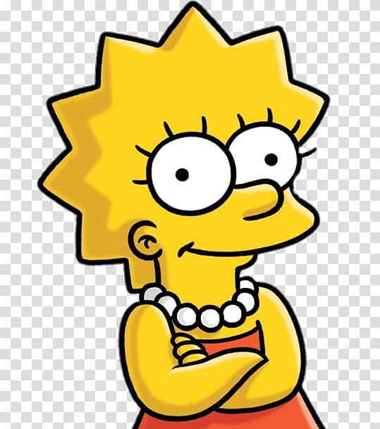 The Simpsons Lisa Simpson graphic, Lisa Simpson transparent background PNG clipart