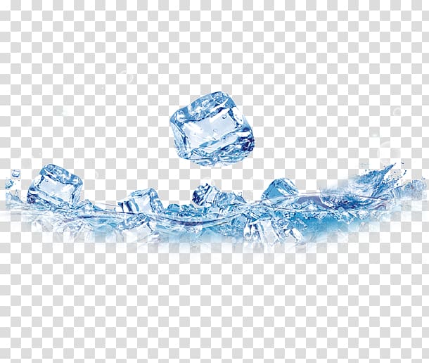Water Ice cube, Ice and water transparent background PNG clipart