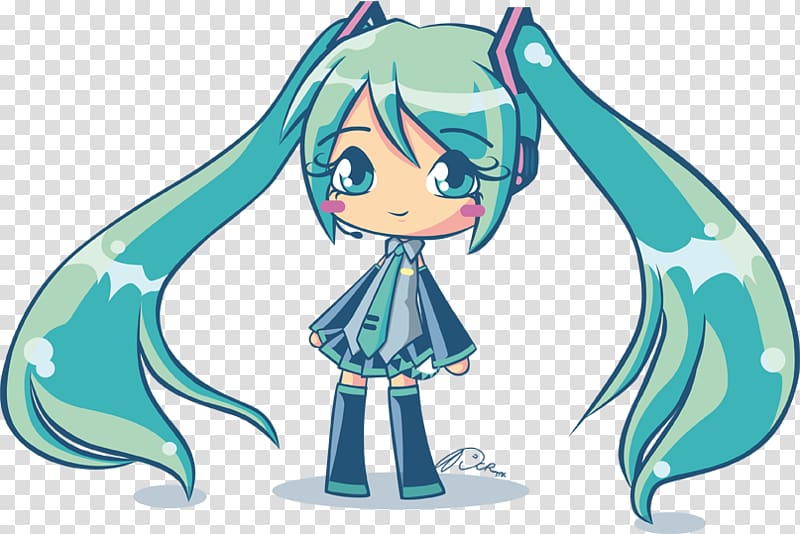 Hatsune Miku Chibi SF-A2 Miki Vocaloid Drawing, hatsune miku transparent background PNG clipart