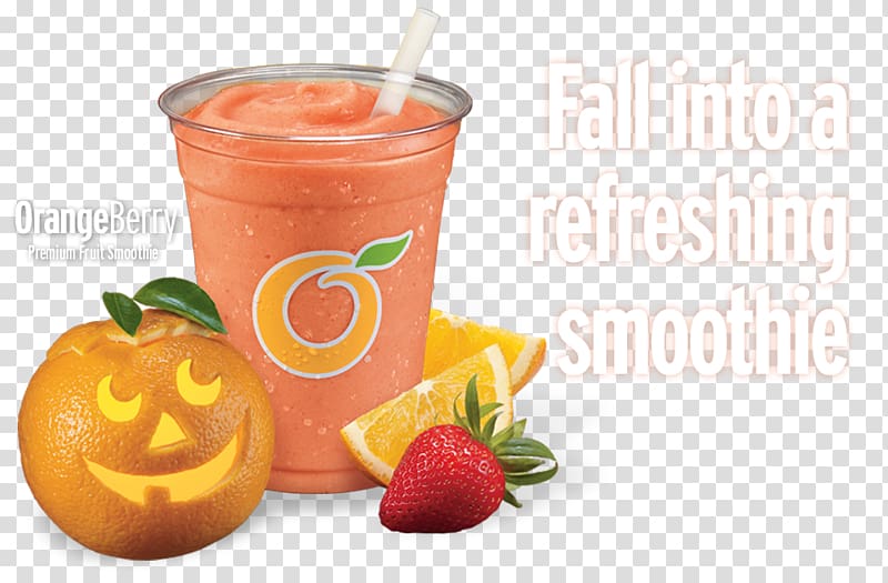 Orange drink Smoothie Health shake Non-alcoholic drink Juice, cold store menu transparent background PNG clipart