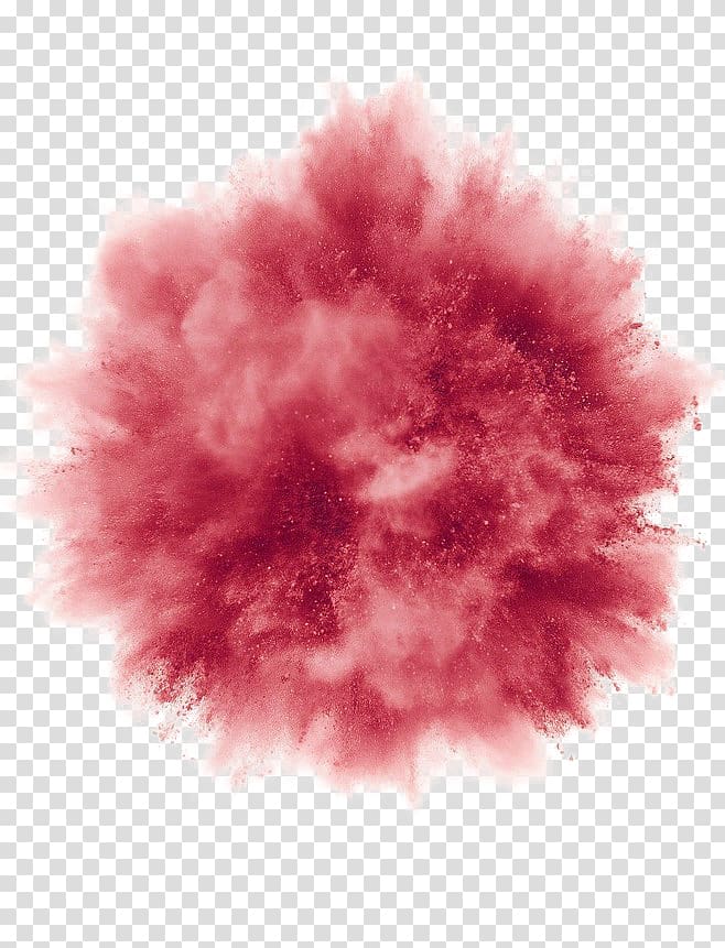 red blast smoke effect element transparent background PNG clipart