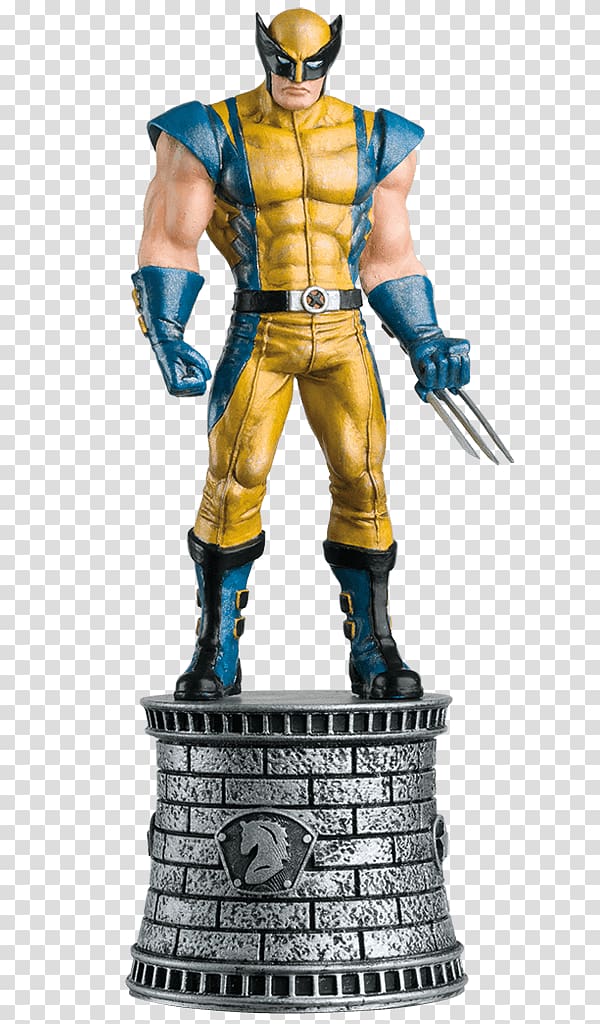 Wolverine Chess piece Marvel Comics The Classic Marvel Figurine Collection, Wolverine transparent background PNG clipart