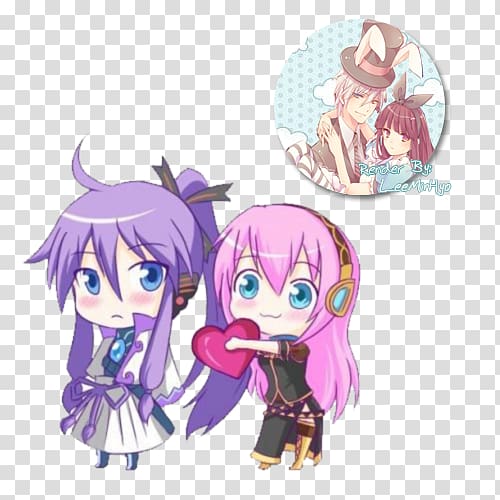 Gackpoid Hatsune Miku Megurine Luka Vocaloid Chibi, hatsune miku transparent background PNG clipart